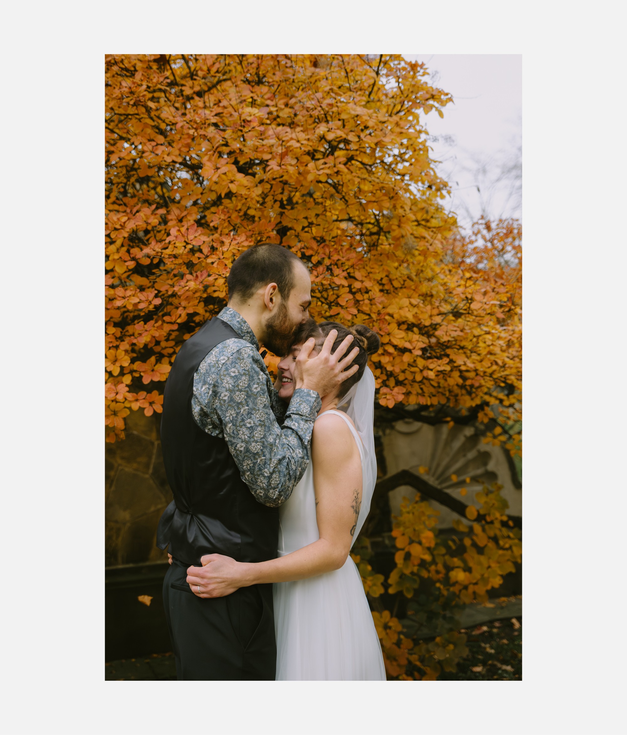 Kleine alternative November-Hochzeit in der Goetheallee Dresden und der Standseilbahn