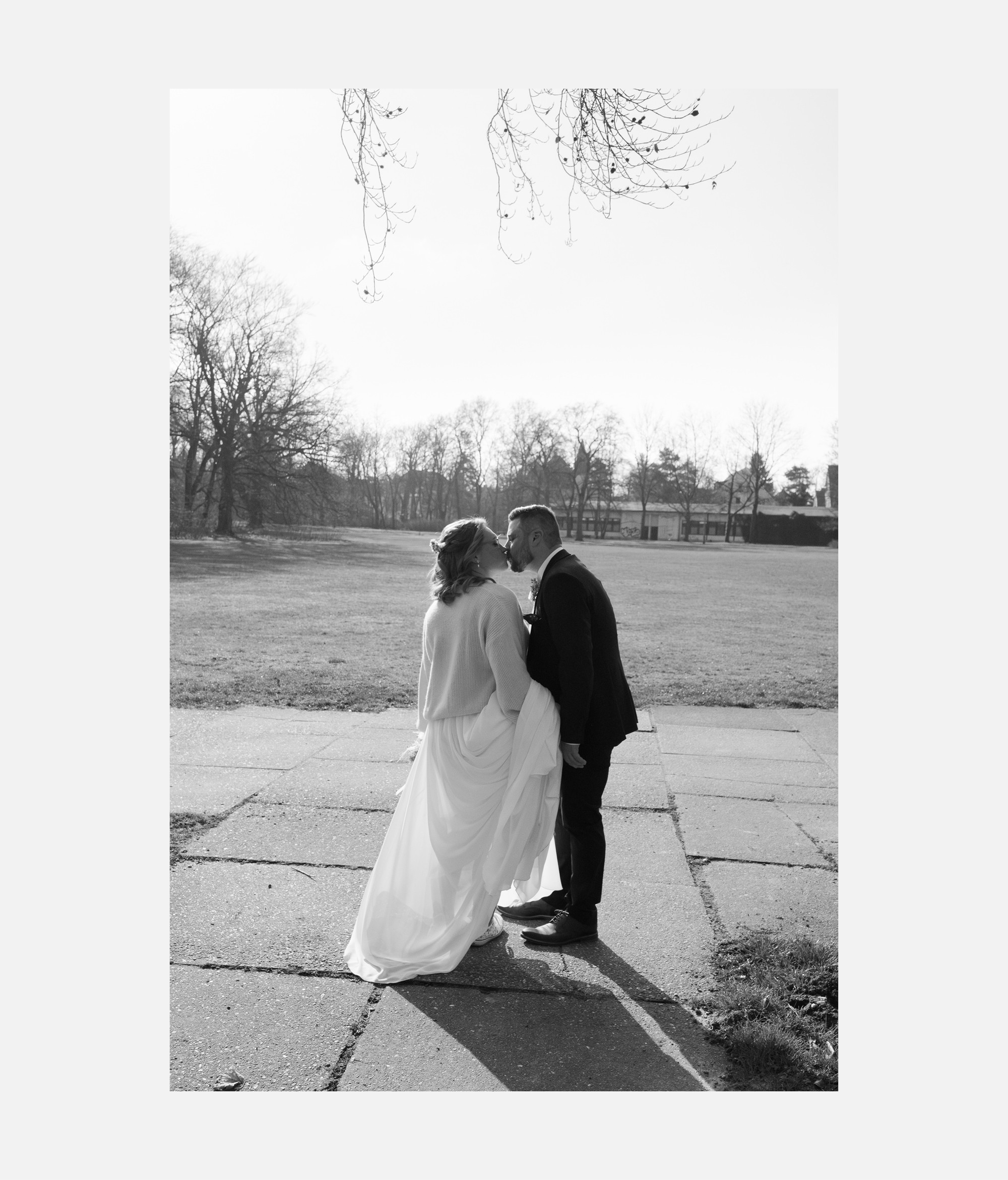 Geheime Hochzeit zu zweit, Elopement in Leipzig am Zwenkauer See